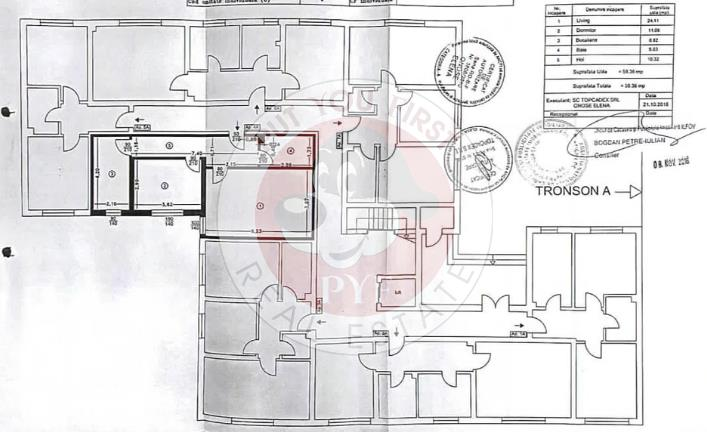 Popesti- Leordeni | Apartament 2 camere | Decomandat | 60 mp | B10720